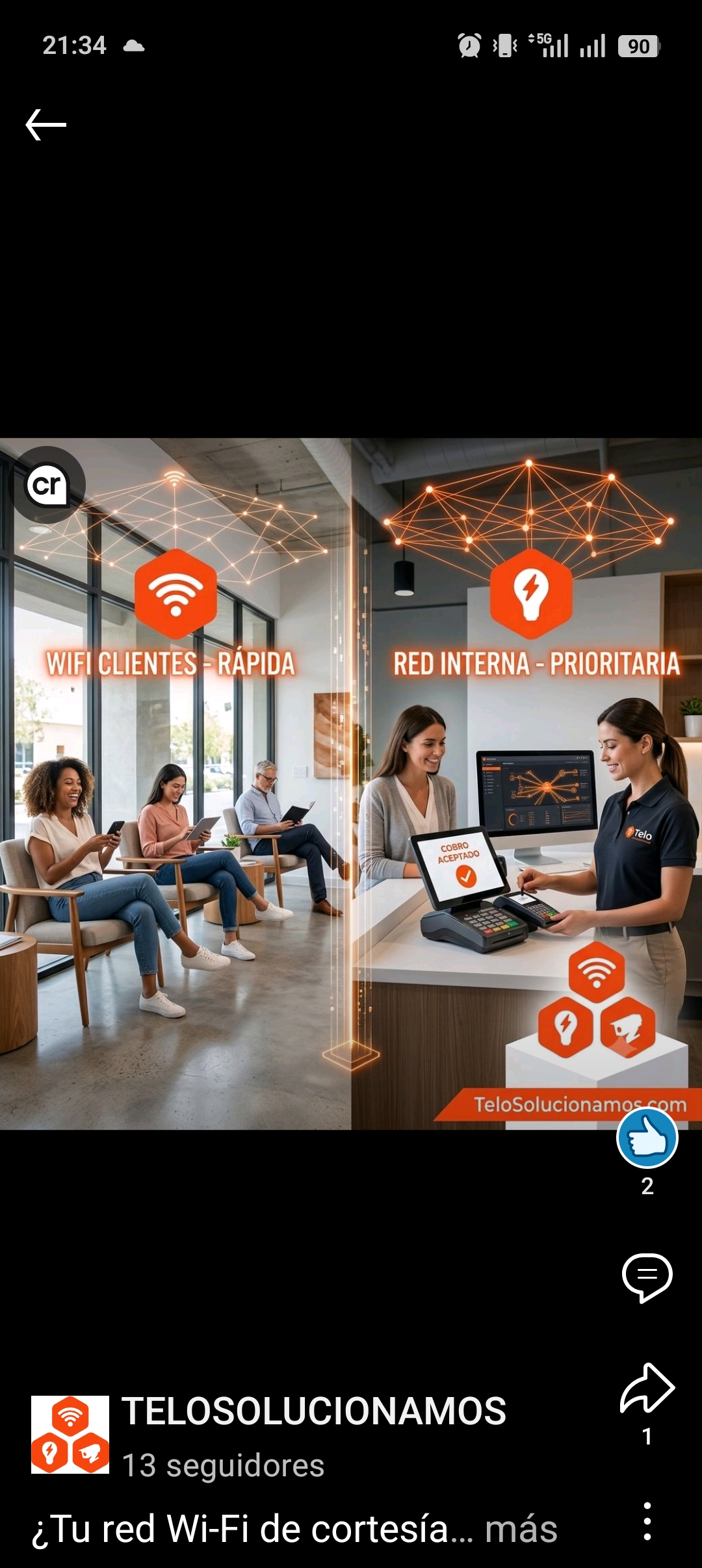Wifi de Cortesía para clientes