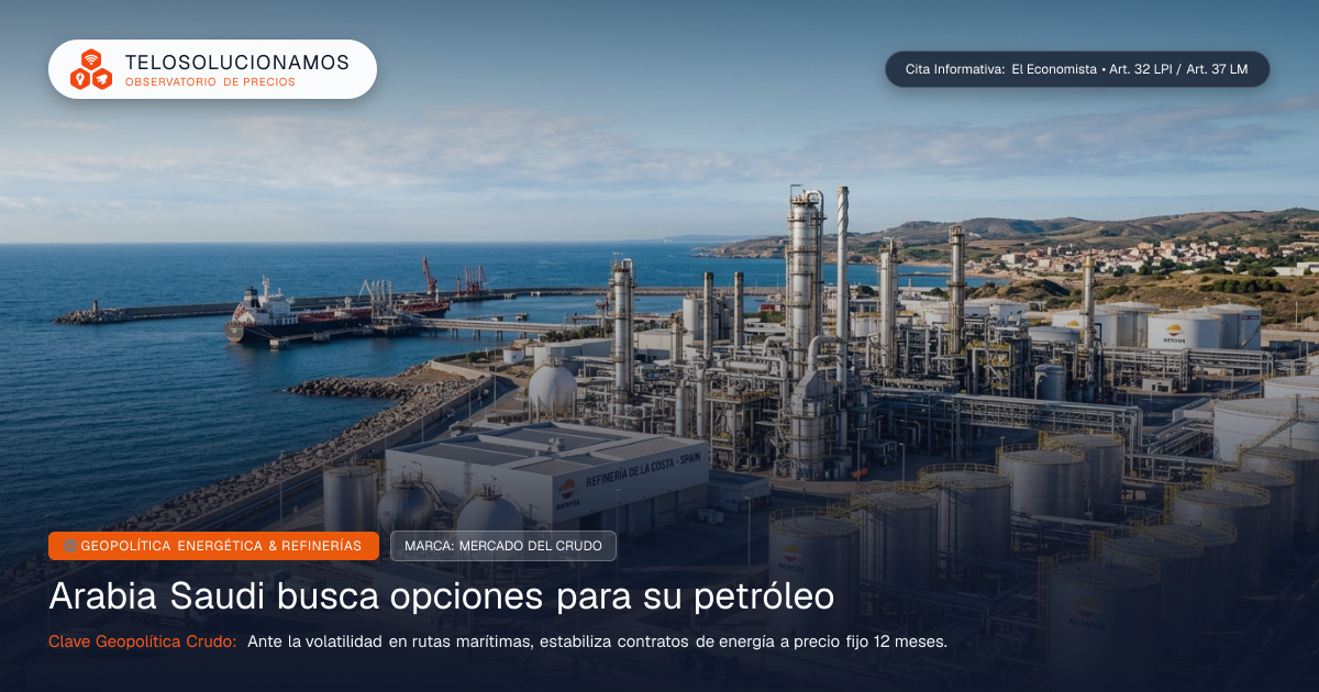 Impacto del Petróleo y Opciones de Arabia Saudí: Blindaje Energético para Hogares y Empresas