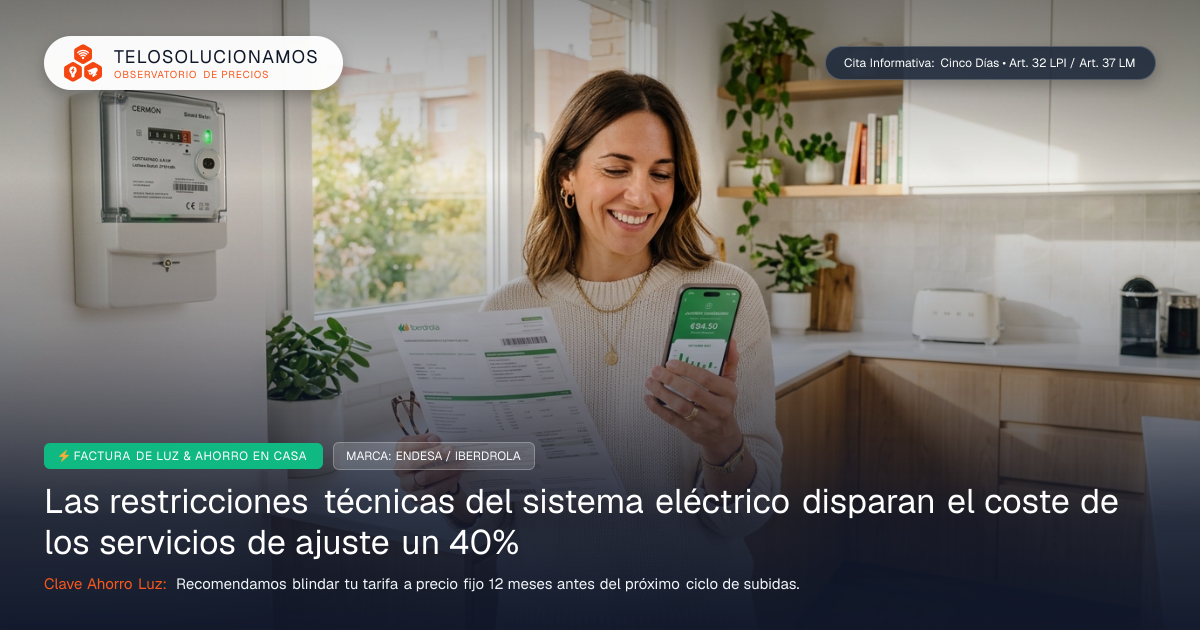 Servicios de ajuste eléctrico disparados: Protege tu tarifa con Telosolucionamos